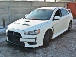 Сплиттер передний Mitsubishi Lancer Evo X (07-15) 4