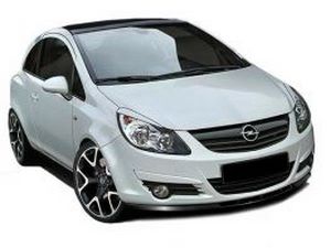 Спліттер передній Opel Corsa D (06-11) 2