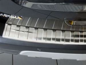 Накладка на задний бампер Opel Mokka A (12-16) - Avisa (стальная) 5