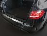 Накладка на задній бампер Mercedes C W205 (14-21) Універсал - Avisa (сталева) 4