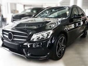 Накладка на задній бампер Mercedes C W205 (14-21) Універсал - Avisa (сталева) 7