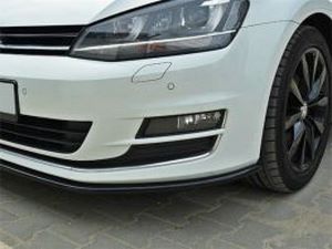 Спліттер передній VW Golf 7 VII (12-17) плоский 4