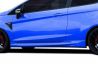 Накладки на пороги Ford Fiesta Mk7 (08-17) 3D - ST стиль 1