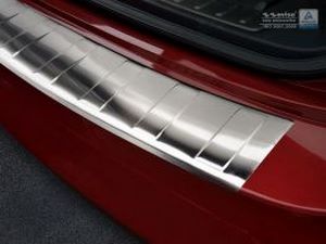 Накладка на задний бампер BMW X6 E71 (08-14) - Avisa (сталь) 2