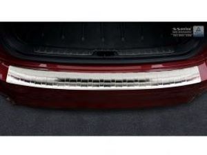 Накладка на задний бампер BMW X6 E71 (08-14) - Avisa (сталь) 5