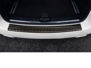 Накладка на задний бампер Porsche Cayenne II (11-14) - чёрная 5