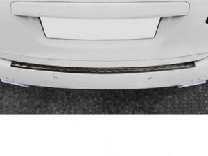 Накладка на задний бампер Porsche Cayenne II (11-14) - чёрная 6