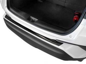 Накладка на задний бампер Toyota C-HR (17-) - Avisa (чёрная) 2