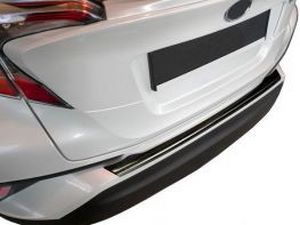 Накладка на задний бампер Toyota C-HR (17-) - Avisa (чёрная) 4