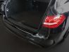 Накладка на задній бампер Mercedes C W205 (14-21) Універсал - Avisa (чорна) 4