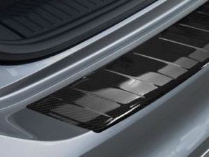 Накладка на задний бампер VW Tiguan II / Allspace (16-23) - Avisa (карбоновая) 2
