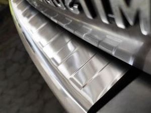 Накладка на задний бампер Peugeot 4007 (07-12) - Avisa (стальная) 4