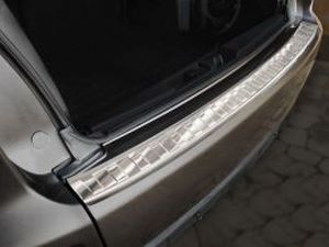 Накладка на задний бампер Peugeot 4007 (07-12) - Avisa (стальная) 5