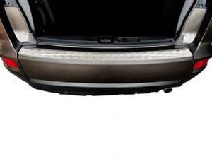 Накладка на задний бампер Peugeot 4007 (07-12) - Avisa (стальная) 6
