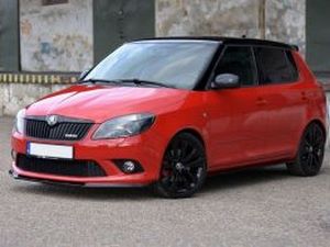 Спліттер передній Skoda Fabia II RS (10-14) 2