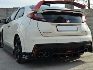 Накладка на нижній спойлер Honda Civic 9 Type R (15-) 4