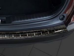 Накладка на задний бампер Honda CR-V V (17-20) - чёрная 5