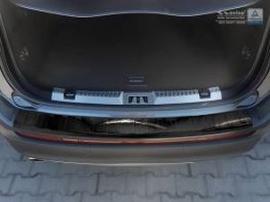 Накладка на задний бампер Ford Edge II (15-18) - Avisa (чёрная) 4