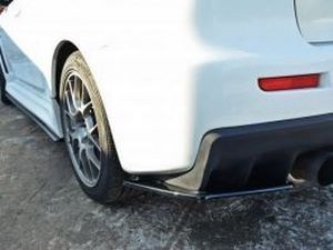 Боковые задние сплиттера Mitsubishi Lancer Evo X (07-15) 2