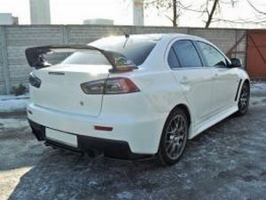 Боковые задние сплиттера Mitsubishi Lancer Evo X (07-15) 5