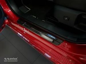 Накладки на пороги Toyota Corolla XII (E210; 19-) - Avisa (чёрные) 3