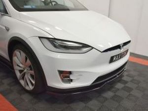 Сплиттер передний Tesla Model X (15-) - V2 4