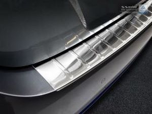 Накладка на задний бампер Nissan Leaf II (ZE1; 18-) - Avisa (стальная) 3