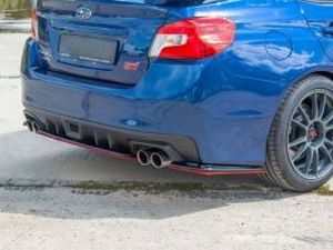 Центральний задній спліттер Subaru Impreza WRX STI (14-) - V2 2