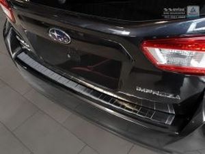 Накладка на задний бампер Subaru Impreza V (GT; 17-) - Avisa (чёрная) 6