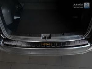 Накладка на задний бампер Subaru Impreza V (GT; 17-) - Avisa (чёрная) 5