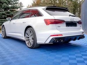 Дифузор задній з імітаторами насадок  Audi A6 C8 S-Line (19-) 5