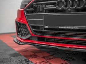 Сплиттер передний Audi A7 C8 S-Line (18-) - V1 2