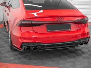 Центральный задний сплиттер Audi A7 C8 S-Line (18-) 2