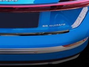 Накладка на бампер Audi e-tron (19-) - Avisa (чёрная) 7