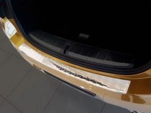 Накладка на задний бампер BMW X2 F39 M (18-20) - Avisa (стальная) 3