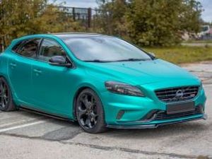Сплиттер передний Volvo V40 R-Design (12-19) 2