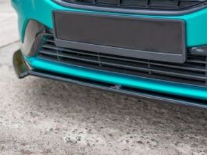 Сплиттер передний Volvo V40 R-Design (12-19) 4