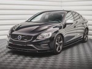 Сплиттер передний Volvo S60 R-Design II (14-18) рестайлинг - V.1 3