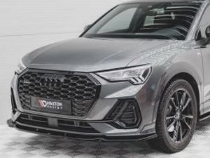 Сплиттер передний Audi Q3 Sportback S-Line (19-) - V.1 2