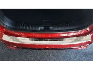 Накладка на бампер Ford Kuga III ST-Line (19-) - Avisa (серебряная) 7
