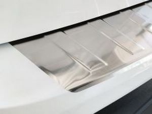 Накладки на бампер Opel Mokka B (21-) - Avisa (серебряные) 3