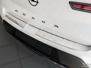Накладки на бампер Opel Mokka B (21-) - Avisa (серебряные) 7