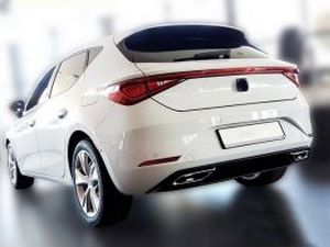 Накладка на бампер Seat Leon IV (KL1/KL8; 20-) Htb - Avisa (сталева) 7