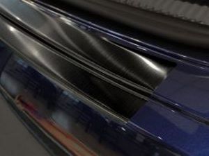 Накладка на задній бампер Audi Q7 II (4M; 16-/20-) - Avisa (чорна) 4