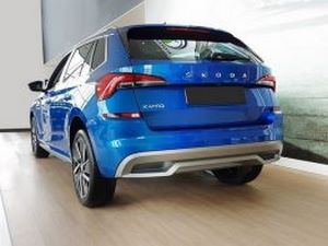 Накладка на задній бампер Skoda Kamiq (NW4; 19-24) - Avisa (чорний графіт) 7