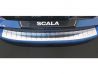 Накладка на задній бампер Skoda Scala (19-) - Avisa (сталева) 4