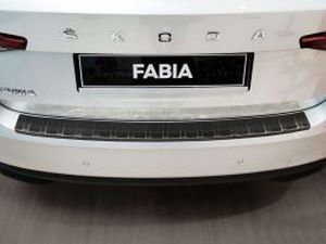 Накладка на задній бампер Skoda Fabia IV (21-) Htb - Avisa (чорна) 6