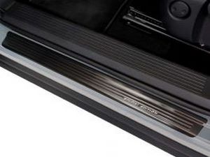 Накладки на пороги Nissan Qashqai III (J12; 21-) - Avisa (чёрные) 4