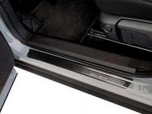 Накладки на пороги Nissan Qashqai III (J12; 21-) - Avisa (чёрные) 5