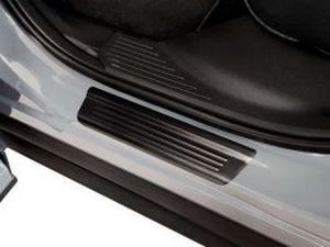 Накладки на пороги Nissan Qashqai III (J12; 21-) - Avisa (чёрные) 6